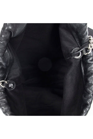 Small Teddy Drawstring Bucket Bag