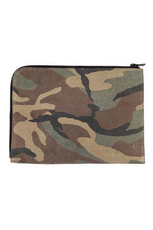 Portfolio Camouflage Zip Clutch