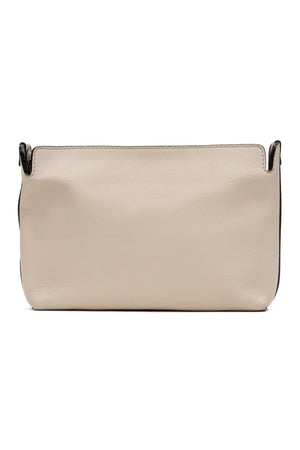 Large Bicolor Zip Clutch