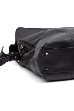 Front Zip Messenger Bag