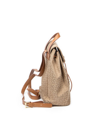 Front Zip Drawstring Backpack