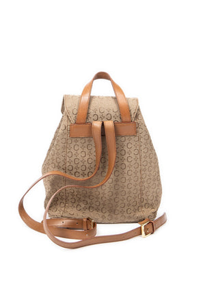 Front Zip Drawstring Backpack