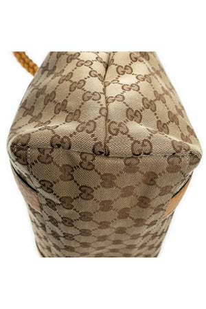 Vertical Bamboo Bar Shopper Tote