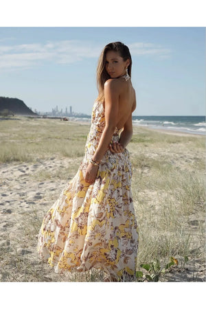 @siennaespie in Significant Other Aisha Maxi Dress