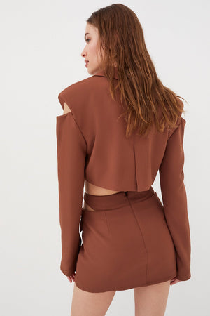 For Love & Lemons Alysa Crop Blazer