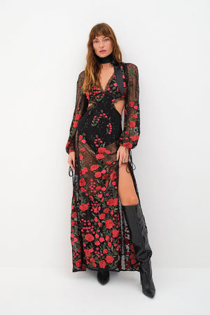 For Love & Lemons Araceli Maxi Dress
