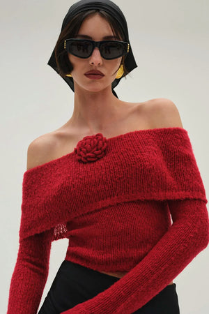 For Love & Lemons Aspen Knit Top