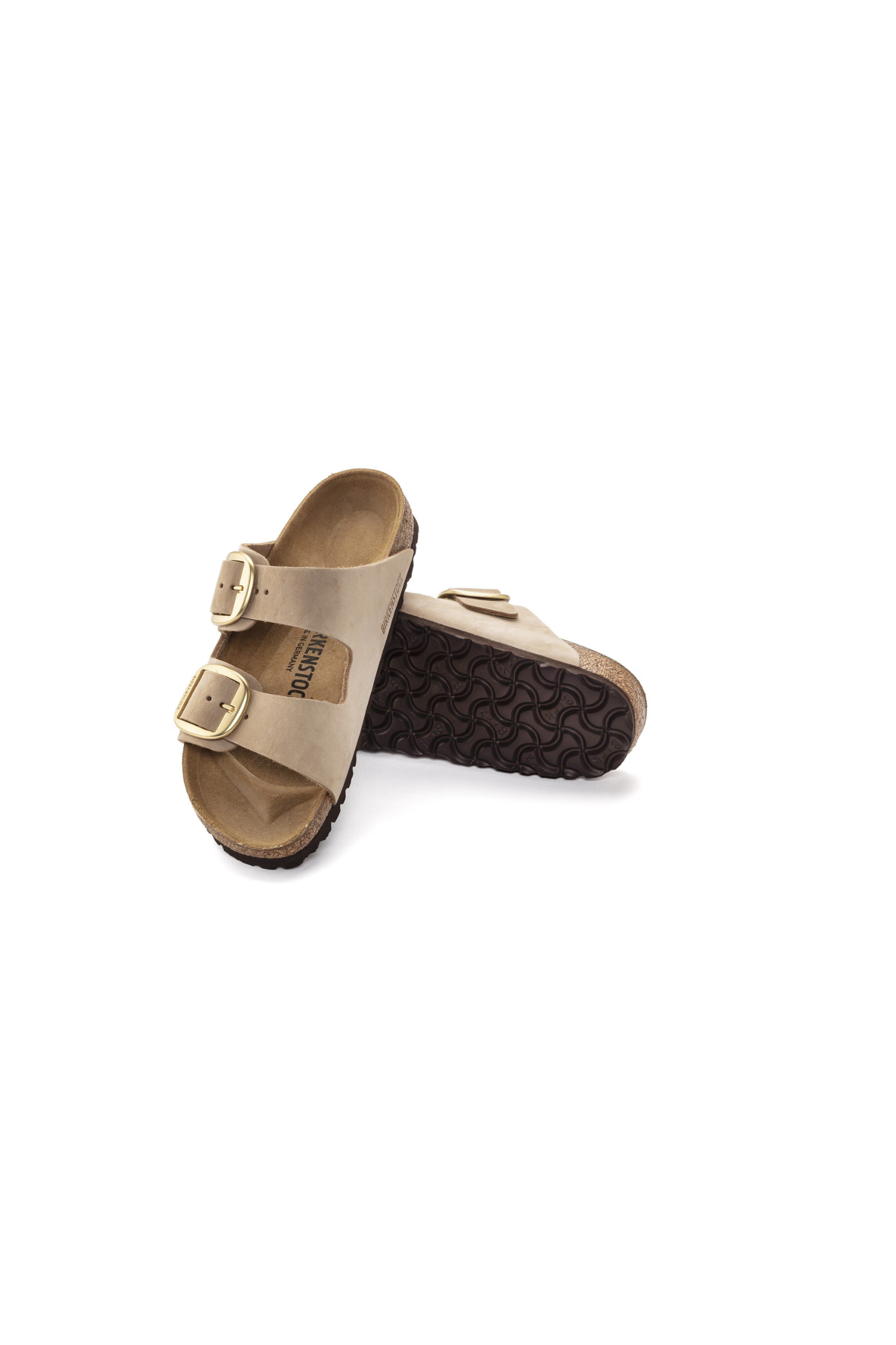 Birkenstock Arizona Big Buckle | Nubuck Leather Sandcastle