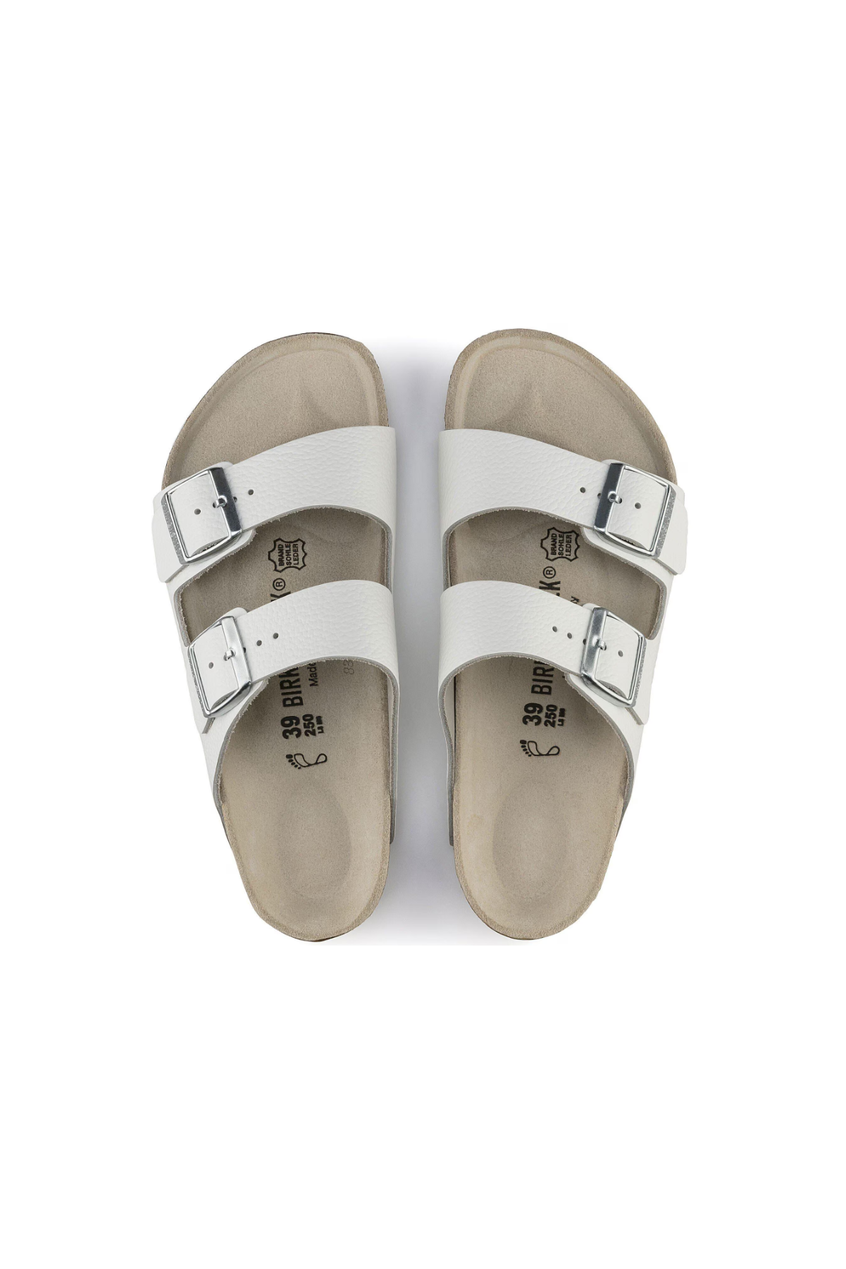Birkenstock Arizona Natural Leather | White