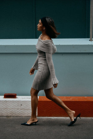 House of Sunny Chunky Rib Dress