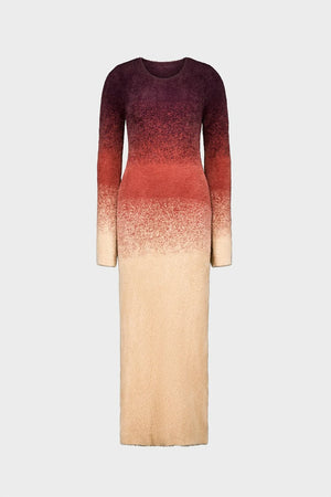 SAEMDI Gradient Knit Dress