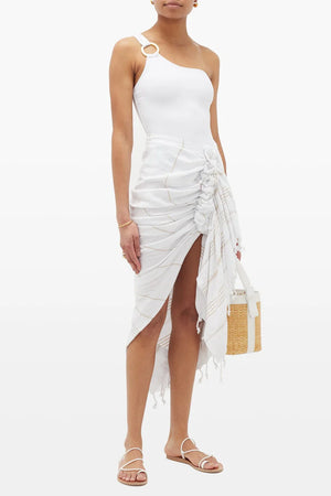 Solid & Striped The Juliana One Piece - White