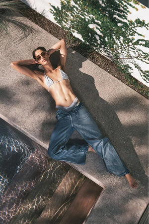 Significant Other Sabrina Metallic Jean