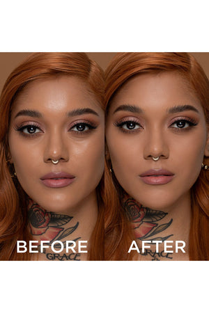 Soft Focus Setting Powder - Honey Before After
