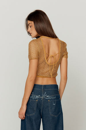House of Sunny Sun Dial Knit Top