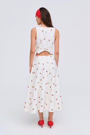 For Love & Lemons Talia Embroidered Vest