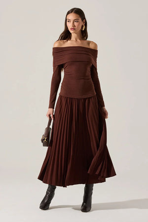 ASTR the Label Tanaia Mixed Media Dress