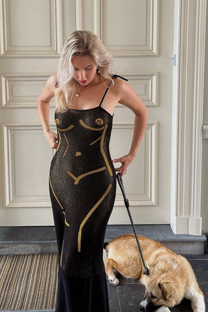 @lise_philtjens in House of Sunny The Statue Dress