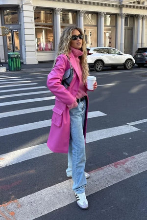 @emilisindlev in House of Sunny The Studio Overcoat