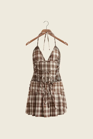 House of Sunny The Hoxton Check Dress