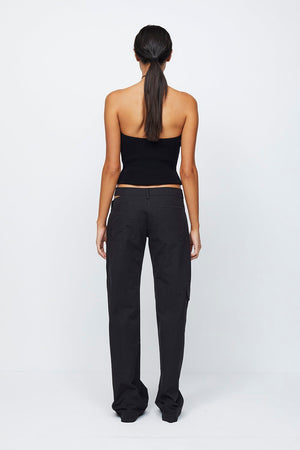Bec + Bridge Vesna Strapless Knit Top - Black