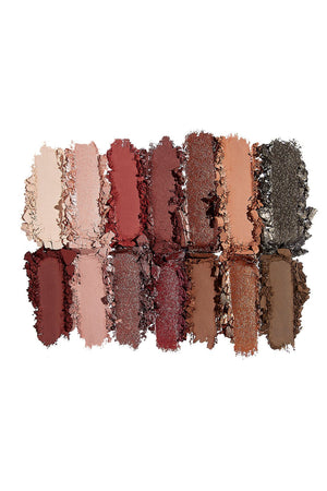 WARM NEUTRALS EYESHADOW PALETTE SWATCHES