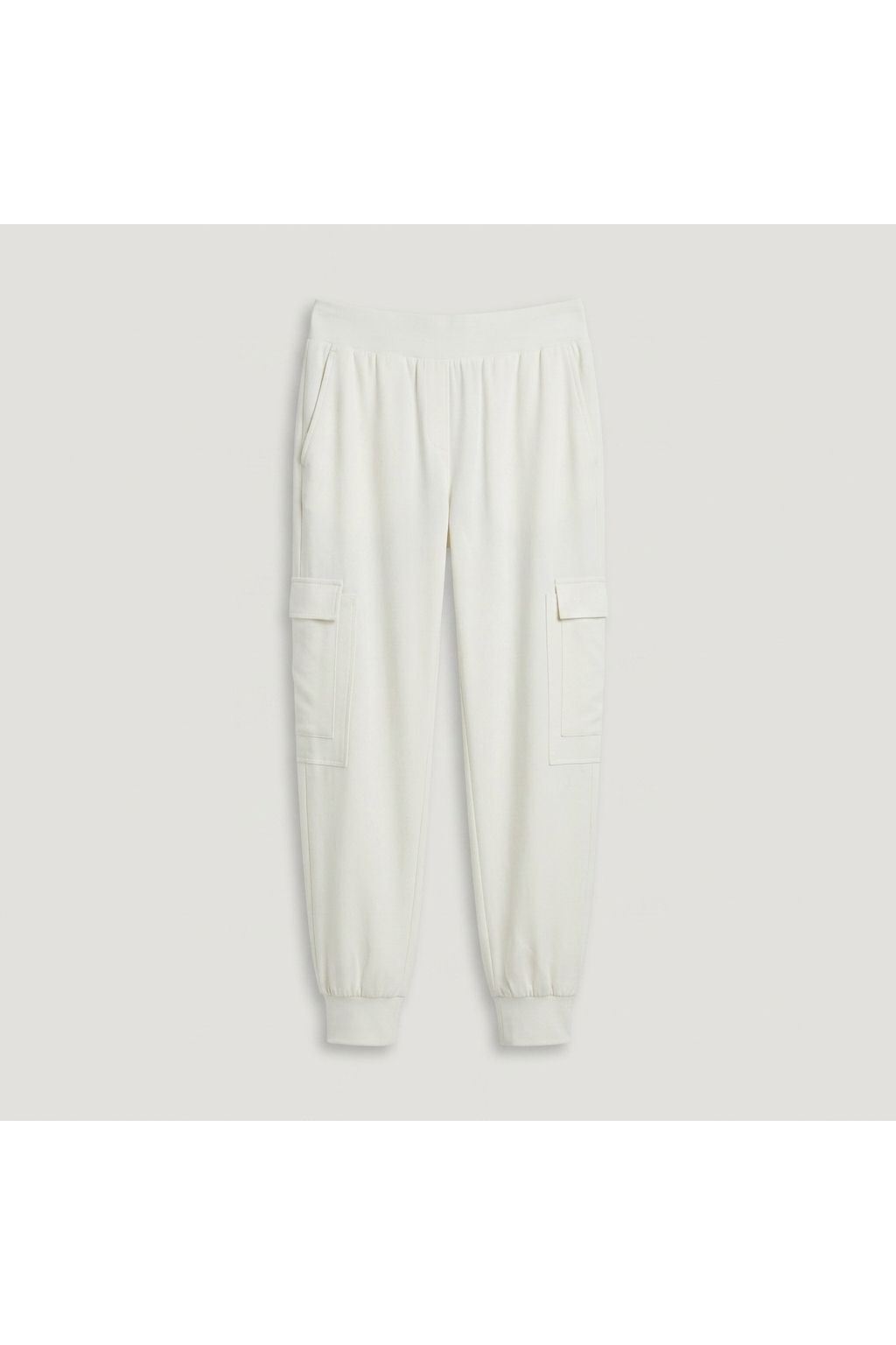 Cargo Jogger Pants | White