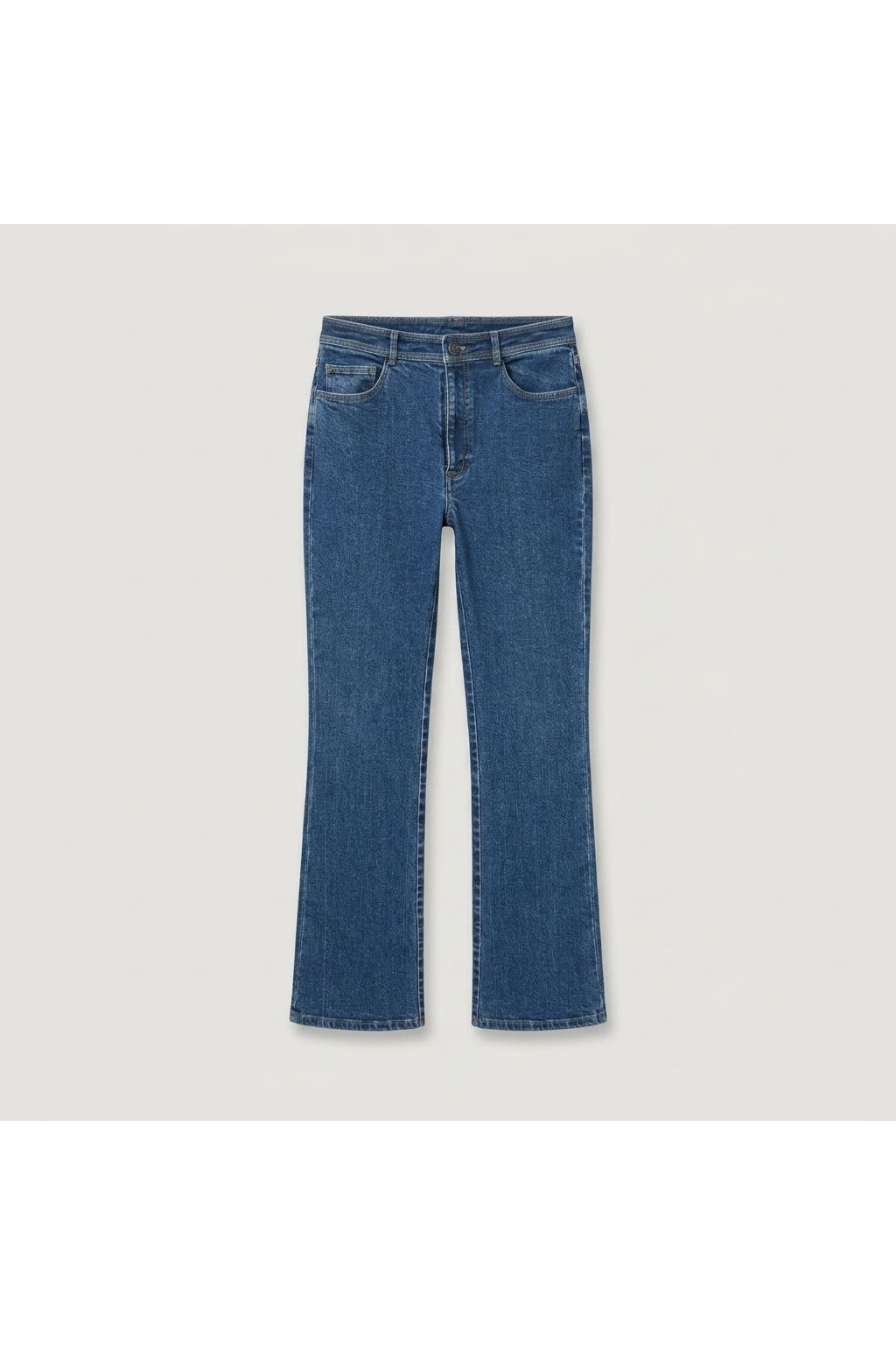 Flared Denim Jeans | Blue