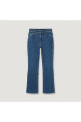 Flared Denim Jeans | Blue