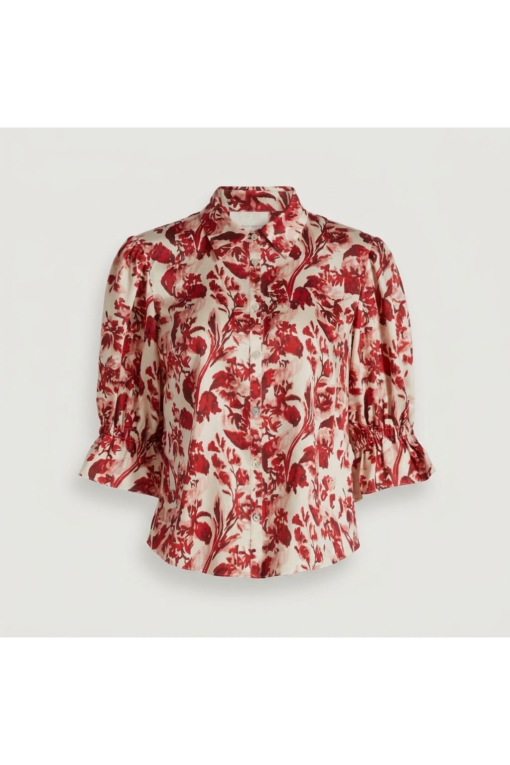 Floral Puff Sleeve Shirt | Multi
