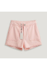 Fringe Trim Shorts | Pink