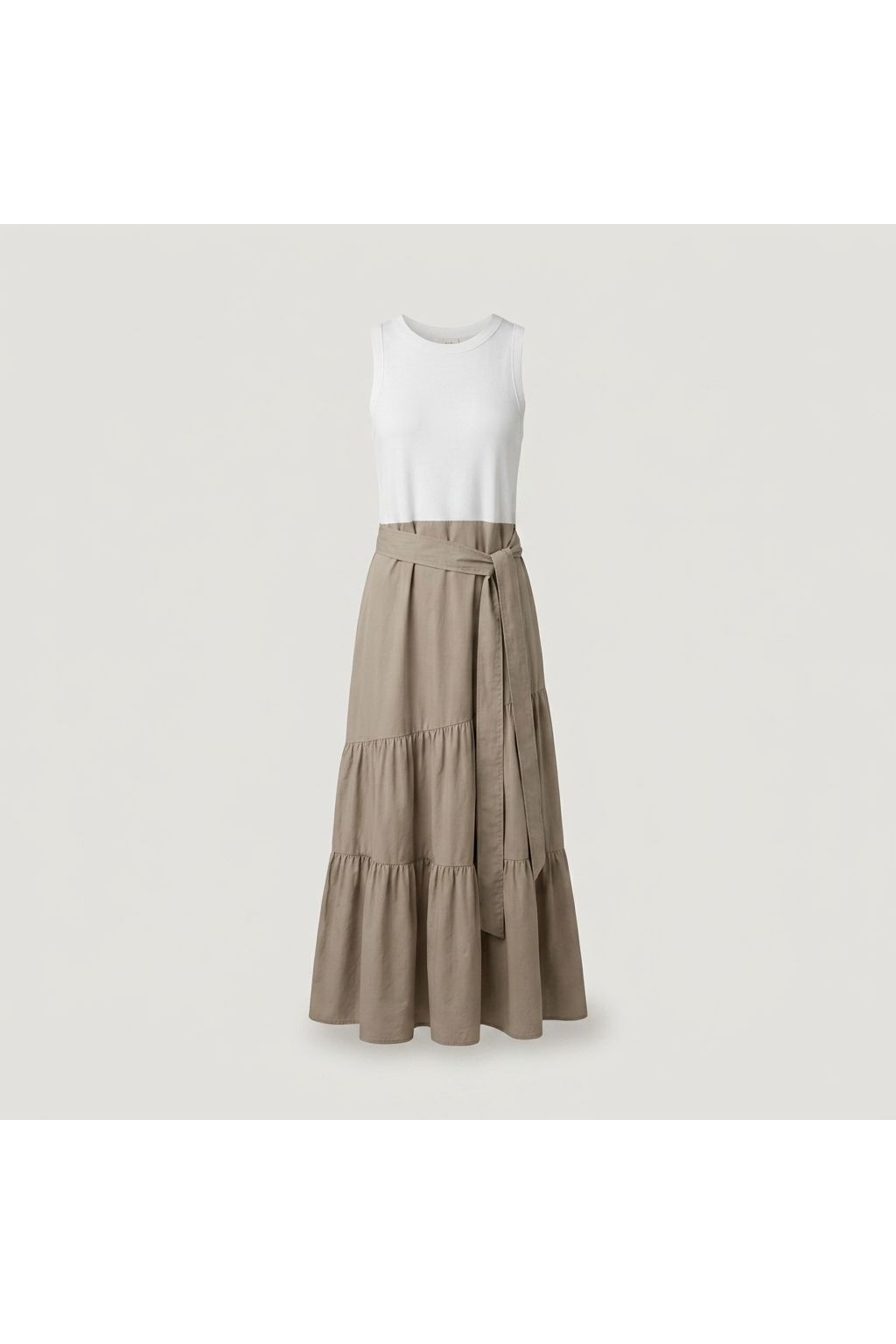 Mixed Media Tiered Dress | Multi