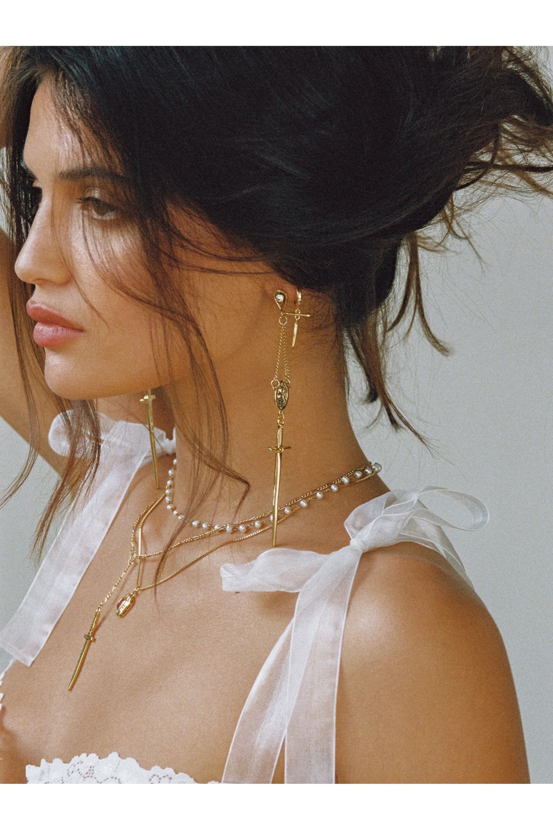 The Amparo Rosary Earrings
