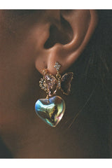 The Rebecca Heart Earrings