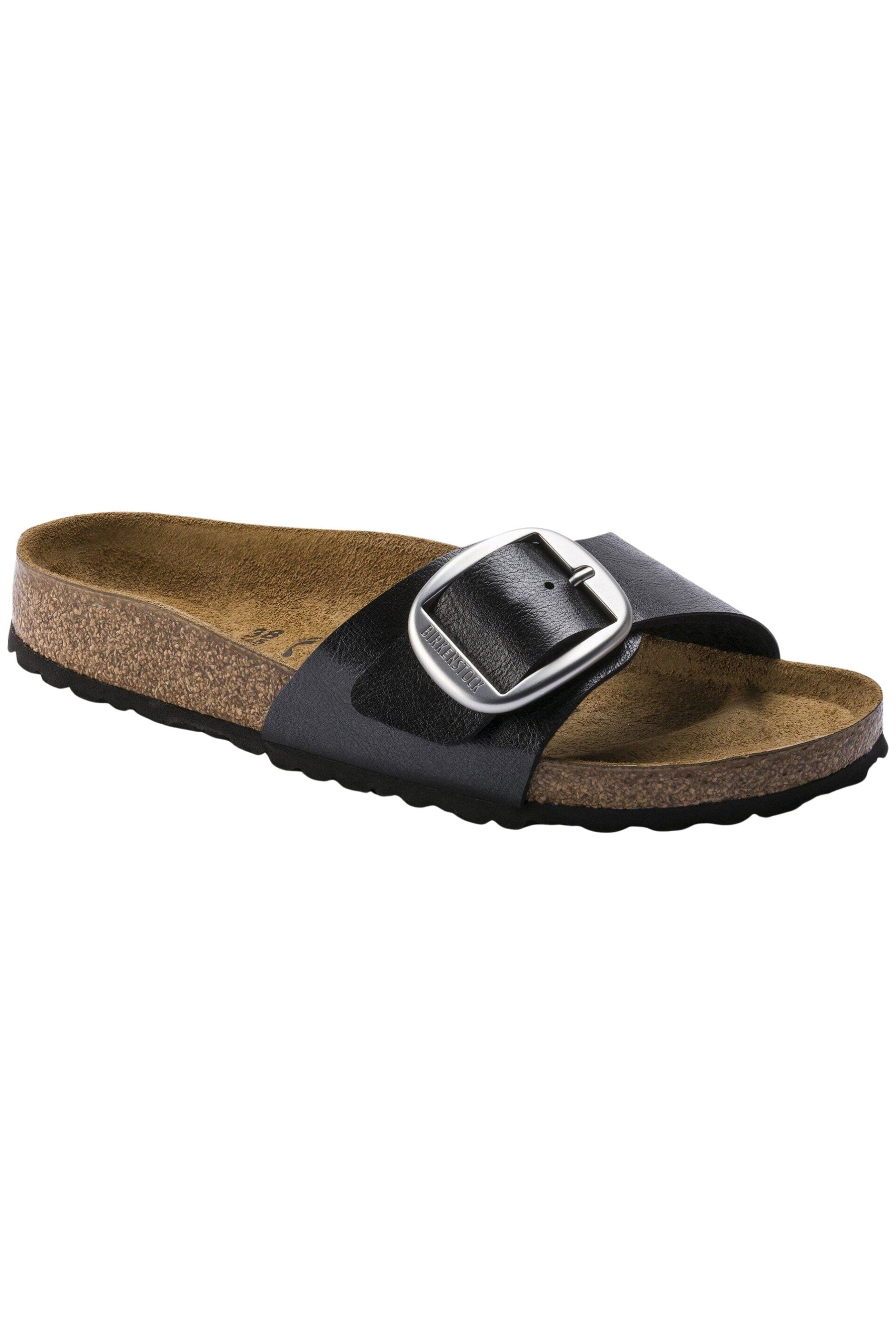 Birkenstock Madrid Big Buckle Birko Flor | Graceful Licorice | Narrow