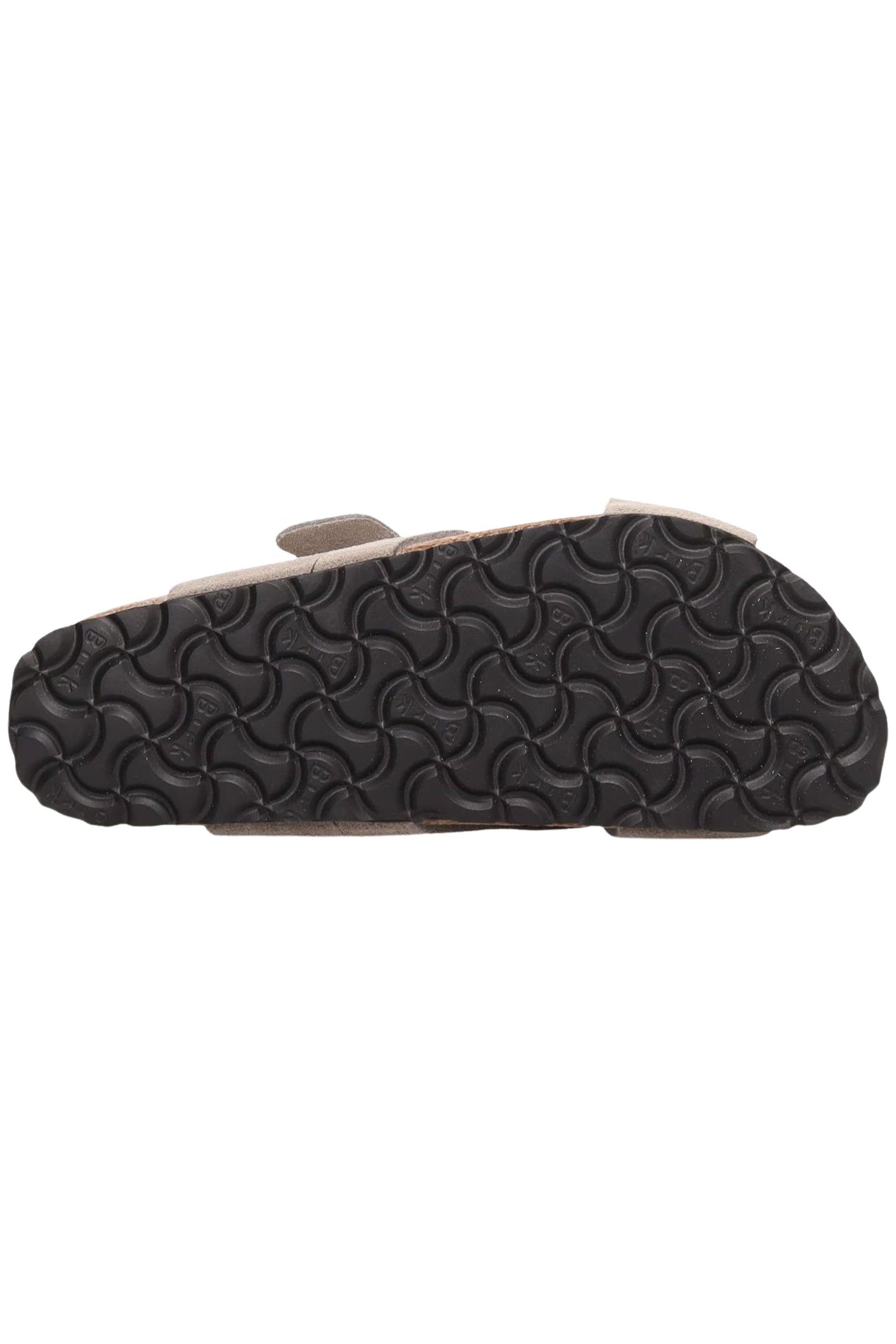 Birkenstock Lugano Soft Footbed Suede Leather | Stone Coin | Narrow