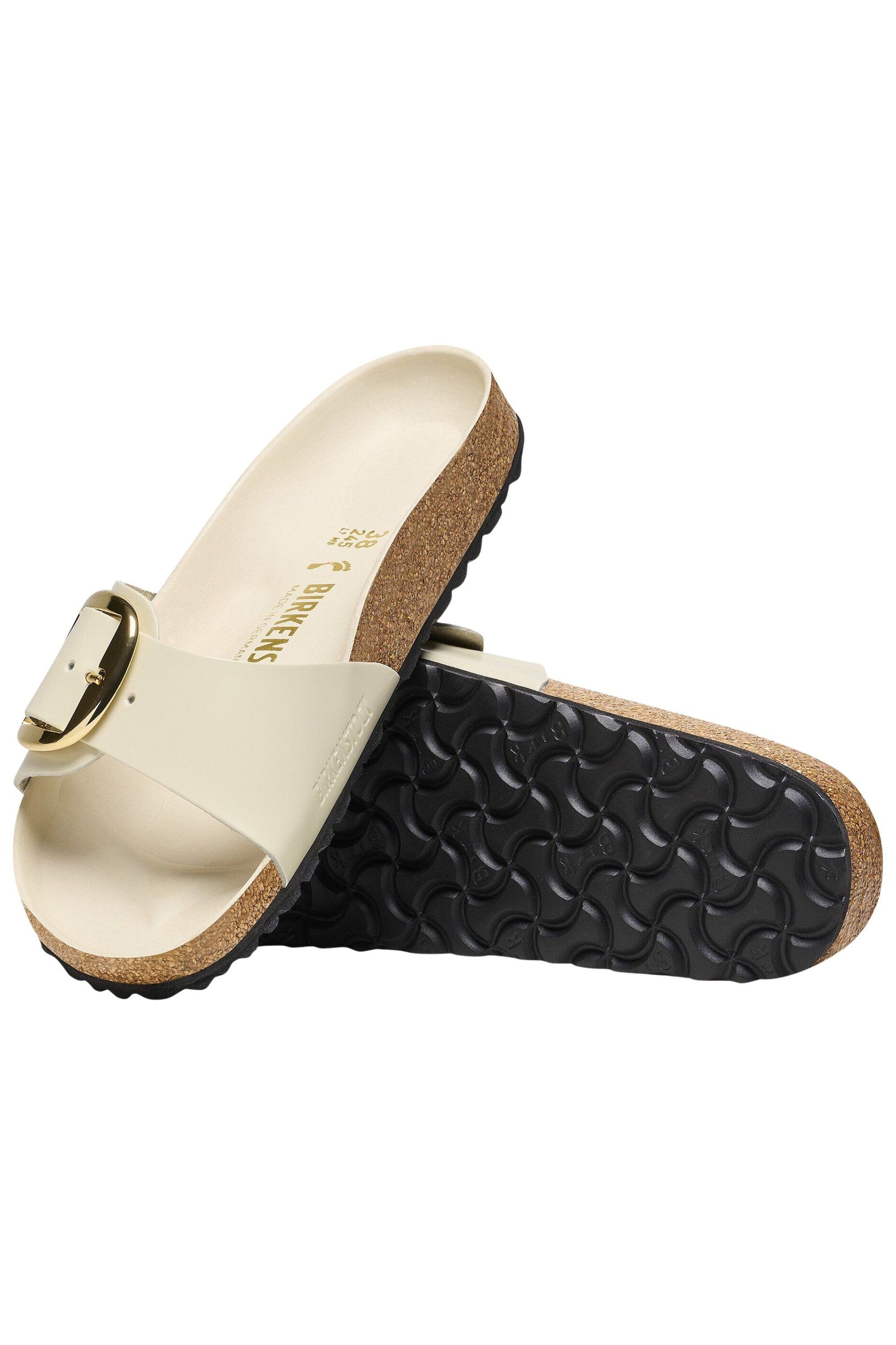 Birkenstock Madrid Big Buckle | Ecru