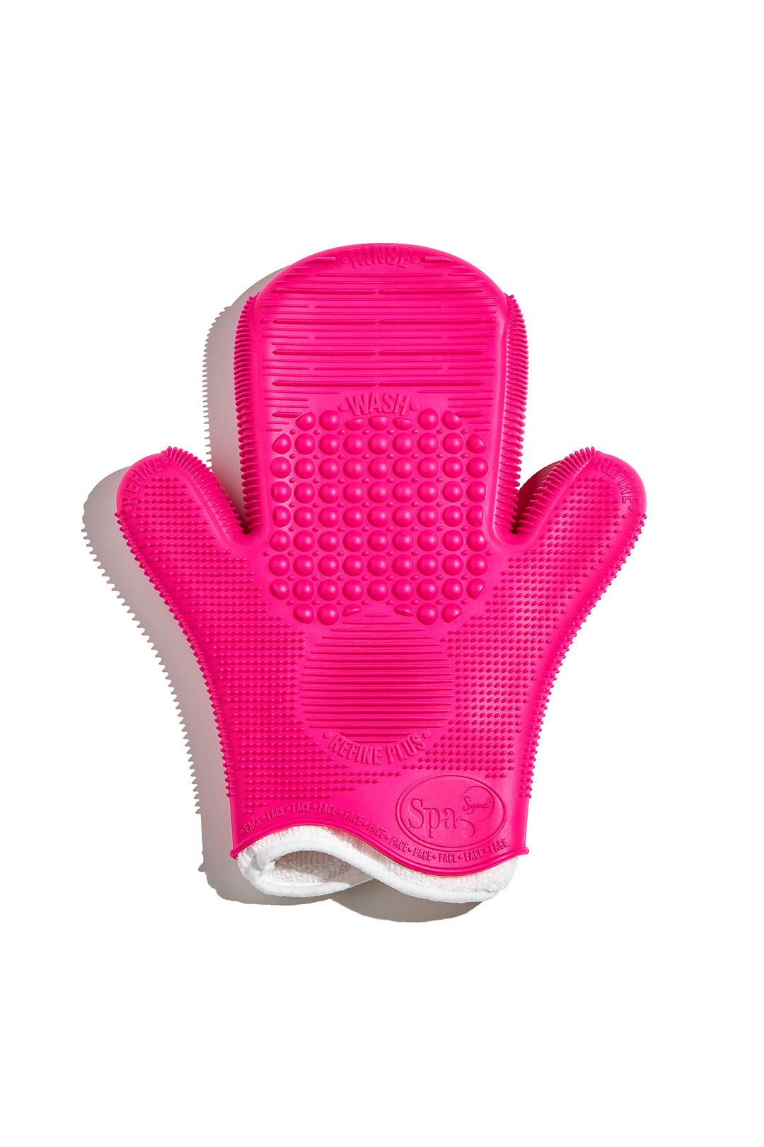 Pink Sigma Spa® Brush Cleaning Glove for makeup and brushes