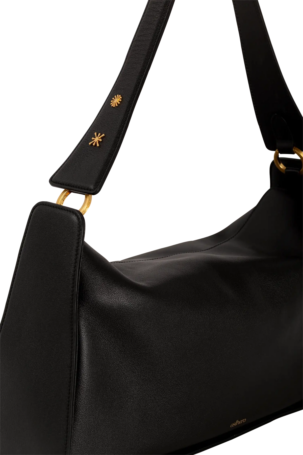 10am Maxi Shoulder Bag Black