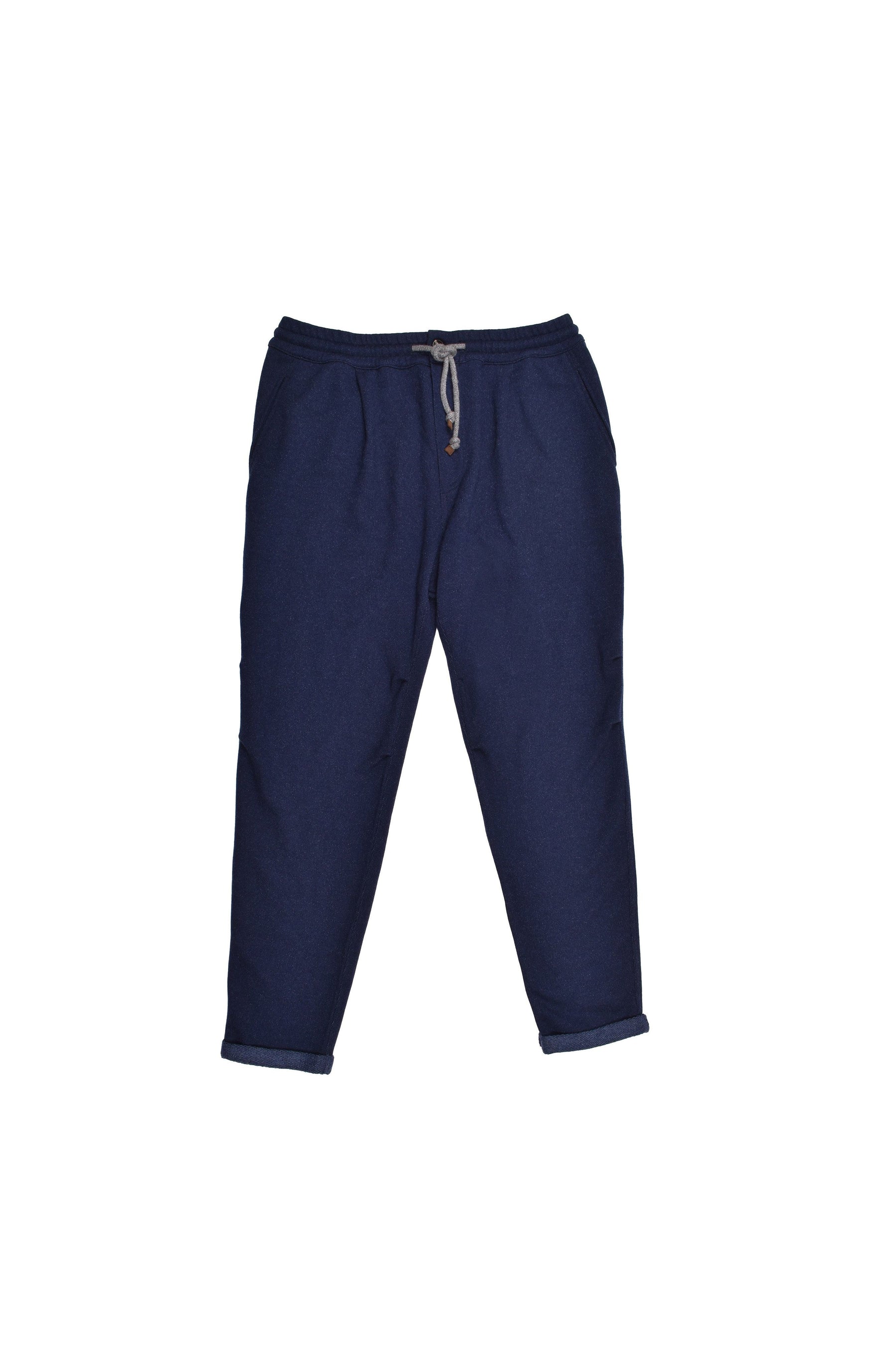 BRUNELLO CUCINELLI | Drawstring-Waist Cashmere Straight-Leg Trousers