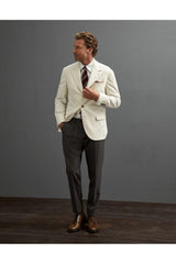 BRUNELLO CUCINELLI | Single-Breasted Cotton Blazer