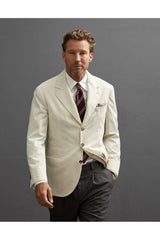 BRUNELLO CUCINELLI | Single-Breasted Cotton Blazer