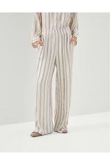 Brunello Cucinelli | Striped High-Waist Trousers
