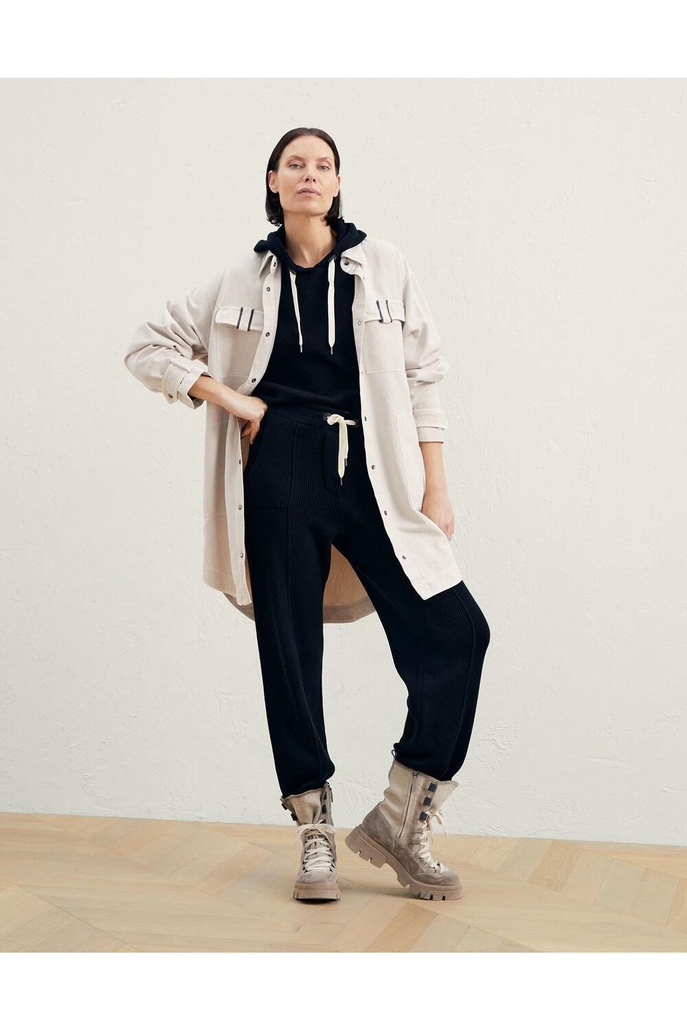Women's Light Beige Oversized Jacket