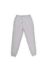 Men's Light Grey Wool Jogger Pants