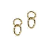 The Castilla Double Link Earring | Gold
