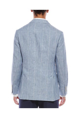 Men's Celeste Linen Double Breasted Blazer