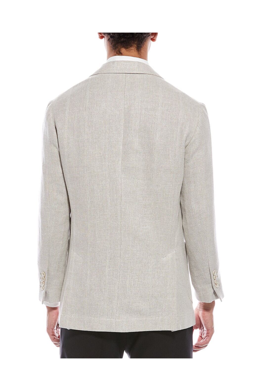 Men's Plaster Linen Silk Wool Blend Blazer