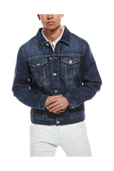 Men's Dark Blue Denim Jacket