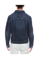 Men's Dark Blue Denim Jacket